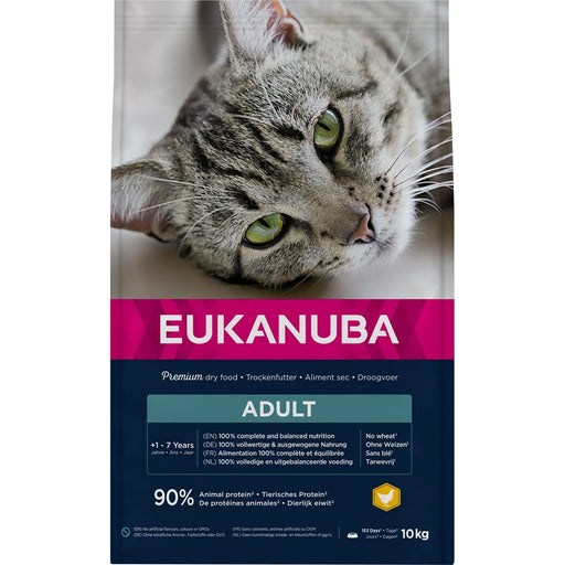 Cat food Eukanuba Adult Chicken Chicken 10 kg - VMX PETS