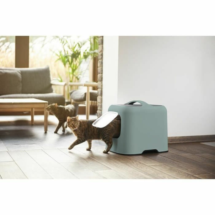 Cat Litter Box Rotho Biala Green Plastic 51 x 39,5 x 44,3 cm - VMX PETS