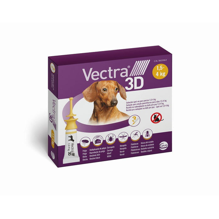 Ceva 3D Pipette for Dogs Vectra Anti - Parasites - VMX PETS