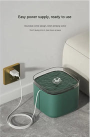 Pet Smart Water Dispenser 3L - Plug-in Cat Feeder with Anti-Dry Burn Protection - VMX PETS - VMX PETS