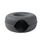 Donut Cat Bed Pet Cat Tunnel Interactive Game Toy - VMX PETS - VMX PETS