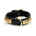 Dog Collar Gloria Duna Black Golden - VMX PETS