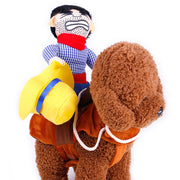 Pet Cowboy Rider Dog And Cat Costume - VMX PETS - VMX PETS