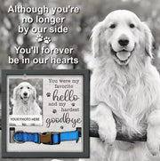 Creative Wooden Pet Commemorative Plaque - Dog Collar & Photo Frame - VMX PETS - VMX PETS