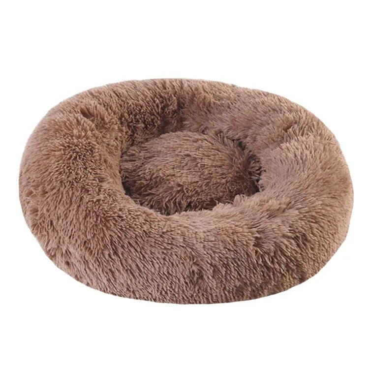 Cozy Round Pet Lounger Bed for Large Dogs and Cats - VMX PETS - VMX PETS
