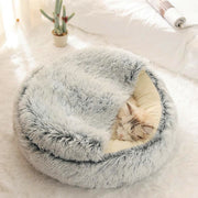 2 In 1 Long Plush Pet Bed - VMX PETS