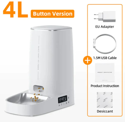 4L Automatic Pet Feeder Cat Food Dispenser - VMX PETS - VMX PETS