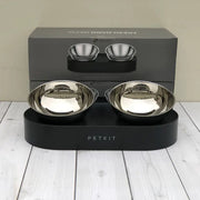 PetKit Stainless Steel Pet Adjustable Double Feeder Bowls - VMX PETS - VMX PETS