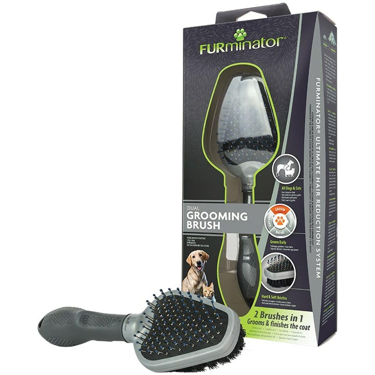 Brush Furminator Cat Double Black - VMX PETS