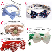 Plaid Print Pet Bow Tie Collar - VMX PETS - VMX PETS