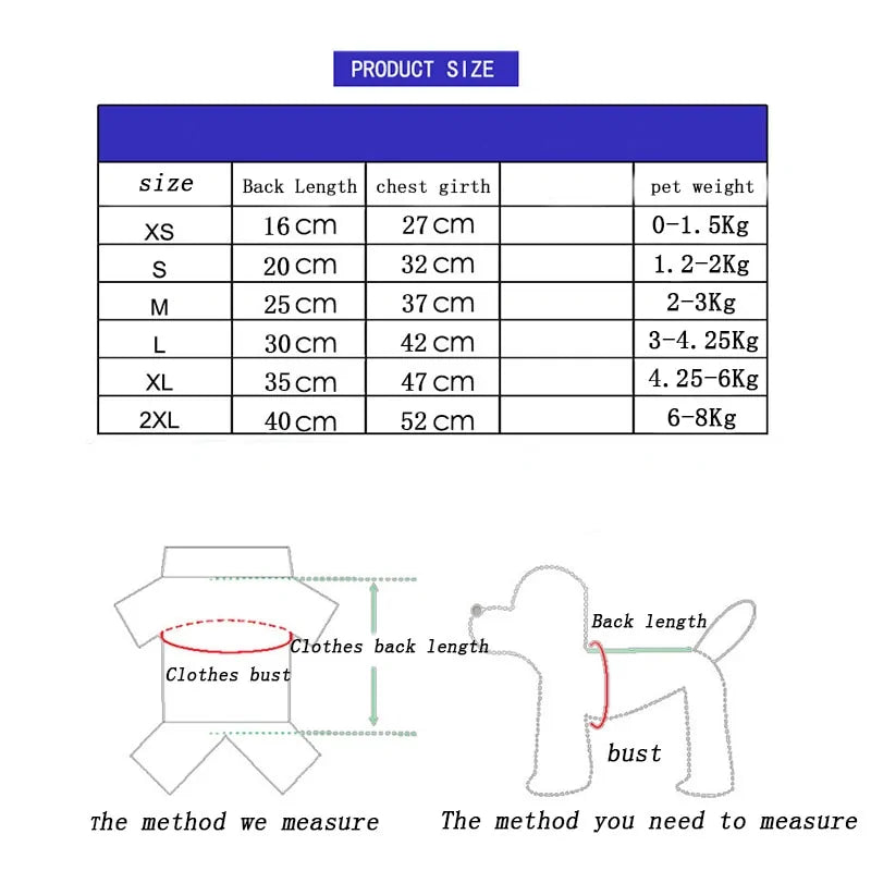 Classic Warm Puppy Pet Cat Winter Fashion Clothes - VMX PETS - VMX PETS