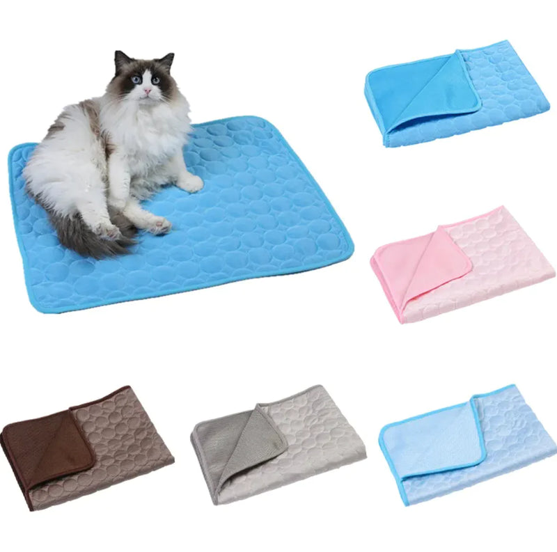 Cooling Pet Mat – Ice Silk Summer Bed - VMX PETS - VMX PETS