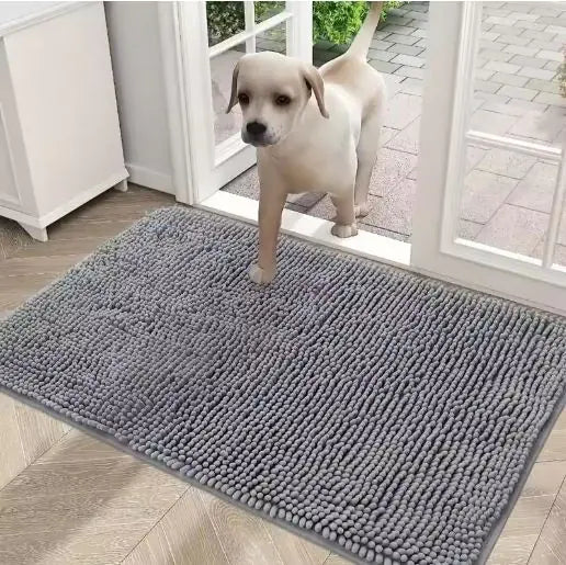 Pet Chenille Bathroom Door Absorbent Floor Mat Non-slip - VMX PETS - VMX PETS