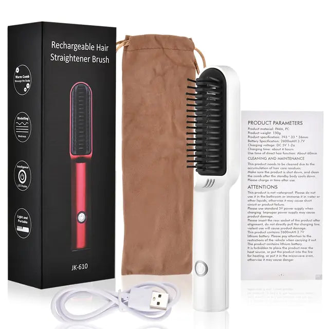 Wireless Heating Hair Styling Comb - VMX PETS - VMX PETS
