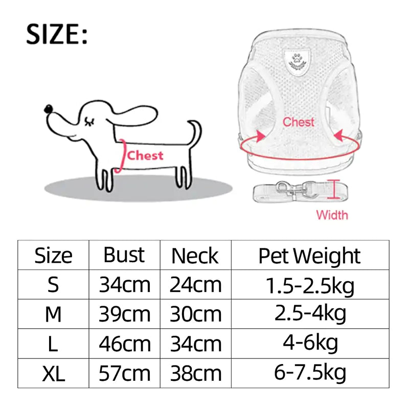Adjustable Vest Pet Harness - VMX PETS - VMX PETS