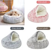 Cozy Nest Semi-Closed Pet Bed for Cats and Small Dogs - VMX PETS - VMX PETS