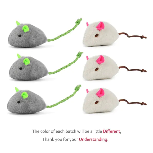 Pet Toy Mice Plush Mouse Cat Toy For Kitten - VMX PETS - VMX PETS