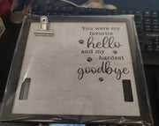 Creative Wooden Pet Commemorative Plaque - Dog Collar & Photo Frame - VMX PETS - VMX PETS