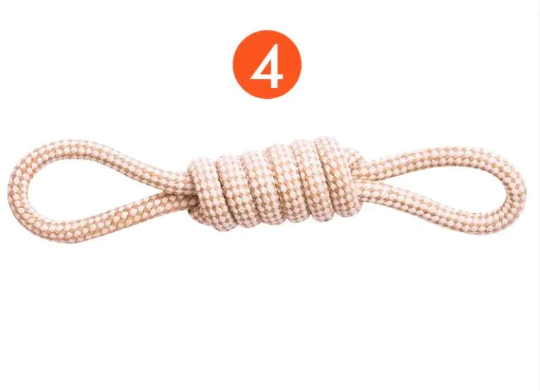 9 Packs Sustainable Natural Cotton Hemp Organic Tough Rope Dog Toy Chew Set Hemp Dog Toy - VMX PETS - VMX PETS