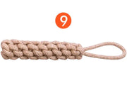 9 Packs Sustainable Natural Cotton Hemp Organic Tough Rope Dog Toy Chew Set Hemp Dog Toy - VMX PETS - VMX PETS