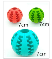 Interactive Rubber Slow Feeder Dog Ball - VMX PETS - VMX PETS