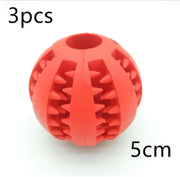 Interactive Rubber Slow Feeder Dog Ball - VMX PETS - VMX PETS