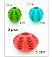 Interactive Rubber Slow Feeder Dog Ball - VMX PETS - VMX PETS