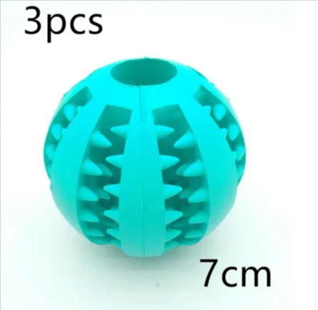 Interactive Rubber Slow Feeder Dog Ball - VMX PETS - VMX PETS