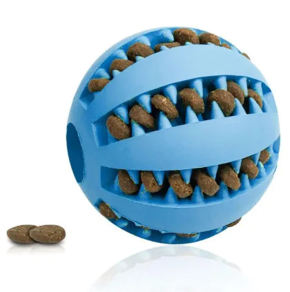 Interactive Rubber Slow Feeder Dog Ball - VMX PETS - VMX PETS