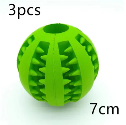 Interactive Rubber Slow Feeder Dog Ball - VMX PETS - VMX PETS