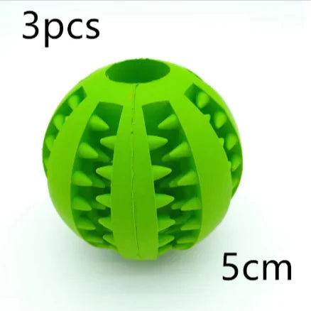 Interactive Rubber Slow Feeder Dog Ball - VMX PETS - VMX PETS