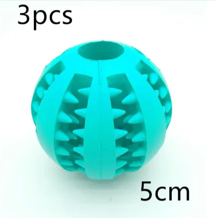Interactive Rubber Slow Feeder Dog Ball - VMX PETS - VMX PETS