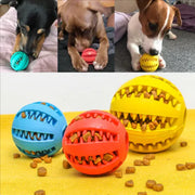 Interactive Rubber Slow Feeder Dog Ball - VMX PETS - VMX PETS
