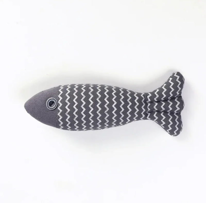 Linen Fish Cat Toy - VMX PETS - VMX PETS
