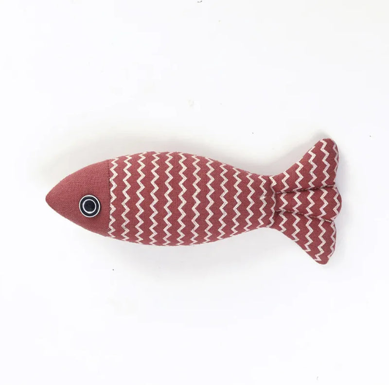 Linen Fish Cat Toy - VMX PETS - VMX PETS
