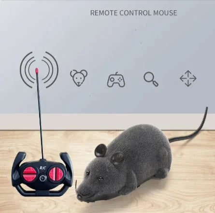 4-Way Remote Control Flocking Mouse Toy - VMX PETS - VMX PETS