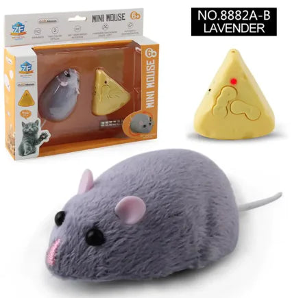 4-Way Remote Control Flocking Mouse Toy - VMX PETS - VMX PETS