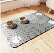 Pet Cat and Dog Eating Diatom Ooze Floor Mat Feeding Splash-proof Household Water-absorbing Quick-drying - VMX PETS - VMX PETS