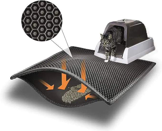 Double Layer Cat Litter Mat - VMX PETS - VMX PETS