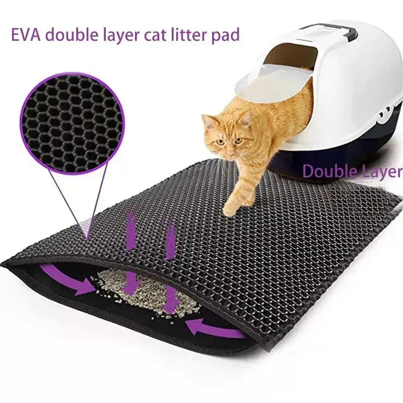 Double Layer Cat Litter Mat - VMX PETS - VMX PETS