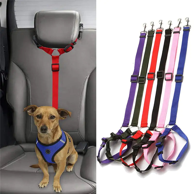Adjustable Car Dog Seat Belt - VMX PETS - VMX PETS