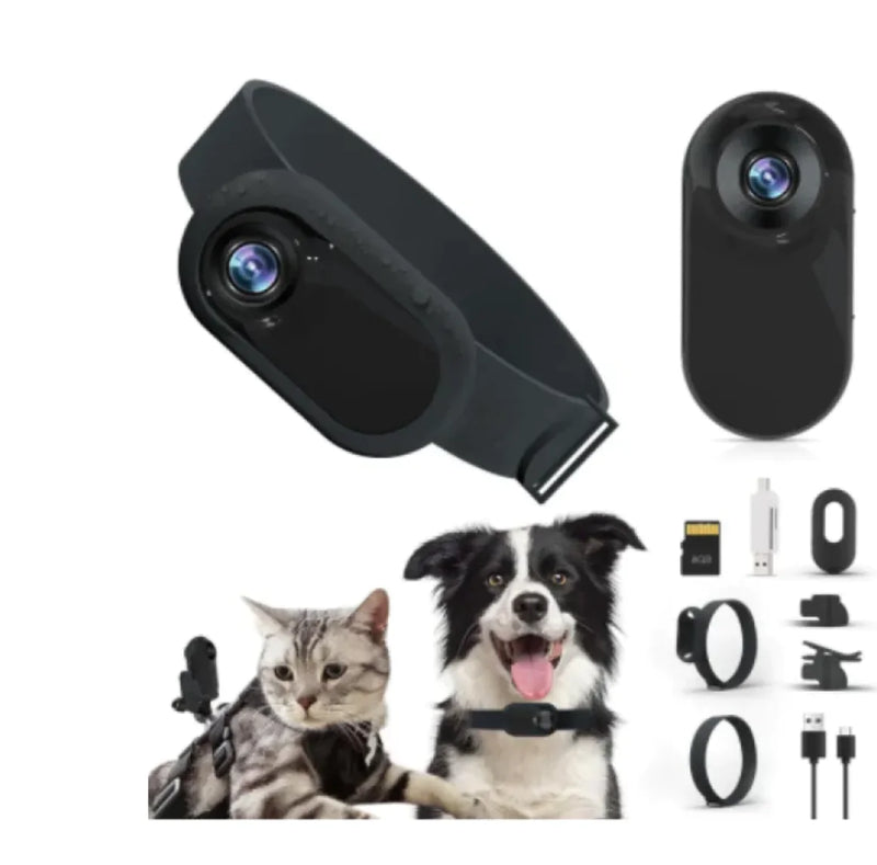 Wireless Pet Collar Camera - Indoor & Outdoor Recording for Cats and Dogs - VMX PETS - VMX PETS