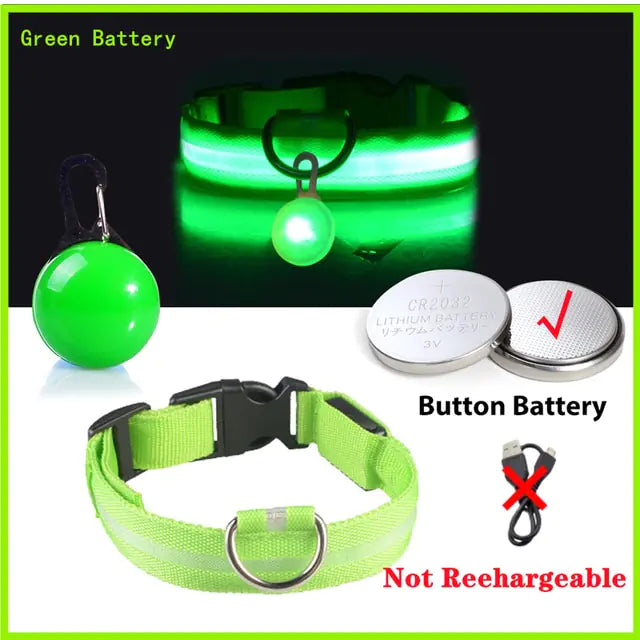USB Charging Glowing Dog Collar - VMX PETS - VMX PETS