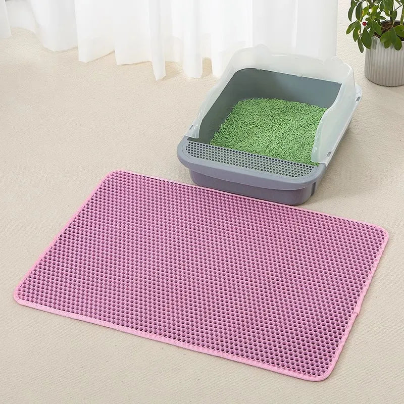 Anti-Splash EVA Double-Layer Cat Litter Mat - VMX PETS - VMX PETS