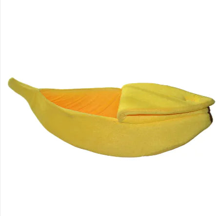 Banana Pet Bed – Cozy Sleeping Bag for Cats & Dogs - VMX PETS - VMX PETS
