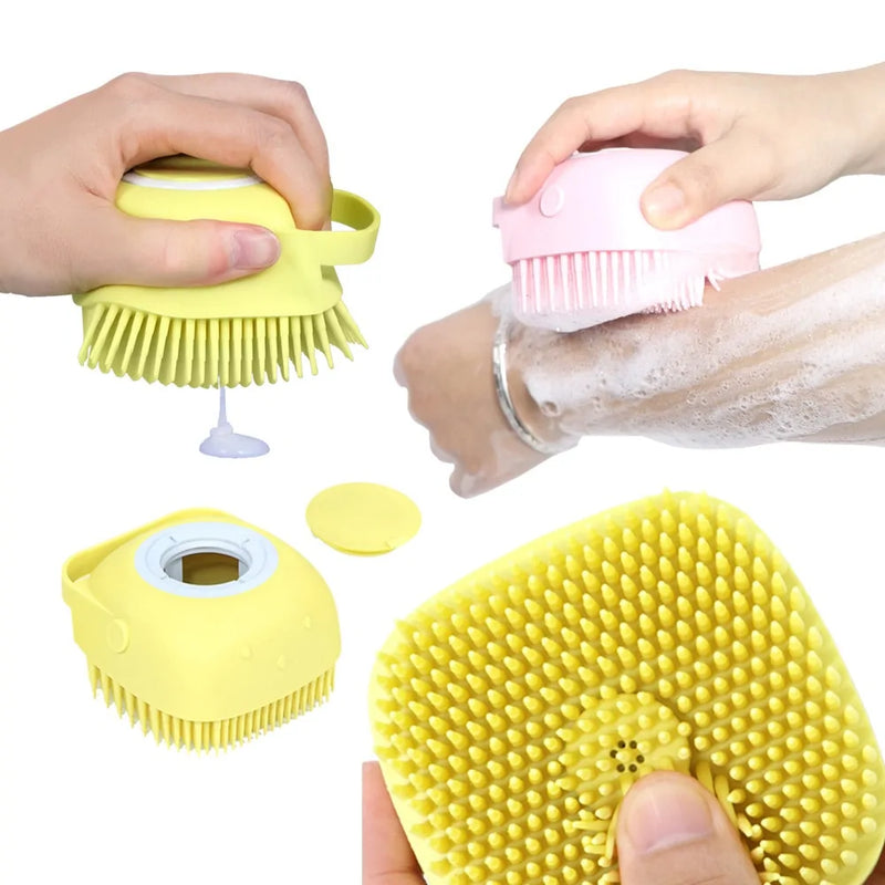 Pet Dog Cat Bath Brush 2-in-1 Pet SPA Massage Comb - VMX PETS - VMX PETS