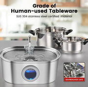 Stainless Steel Electronic Pet Bowl for Cats and Dogs - VMX PETS - VMX PETS