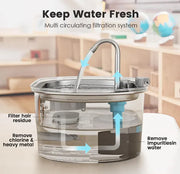 Stainless Steel Electronic Pet Bowl for Cats and Dogs - VMX PETS - VMX PETS