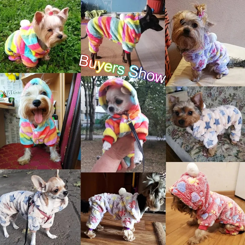 Dog Fleece Pajamas - VMX PETS - VMX PETS