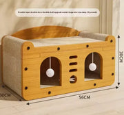 Cat House Luxury Double Layer - VMX PETS - VMX PETS